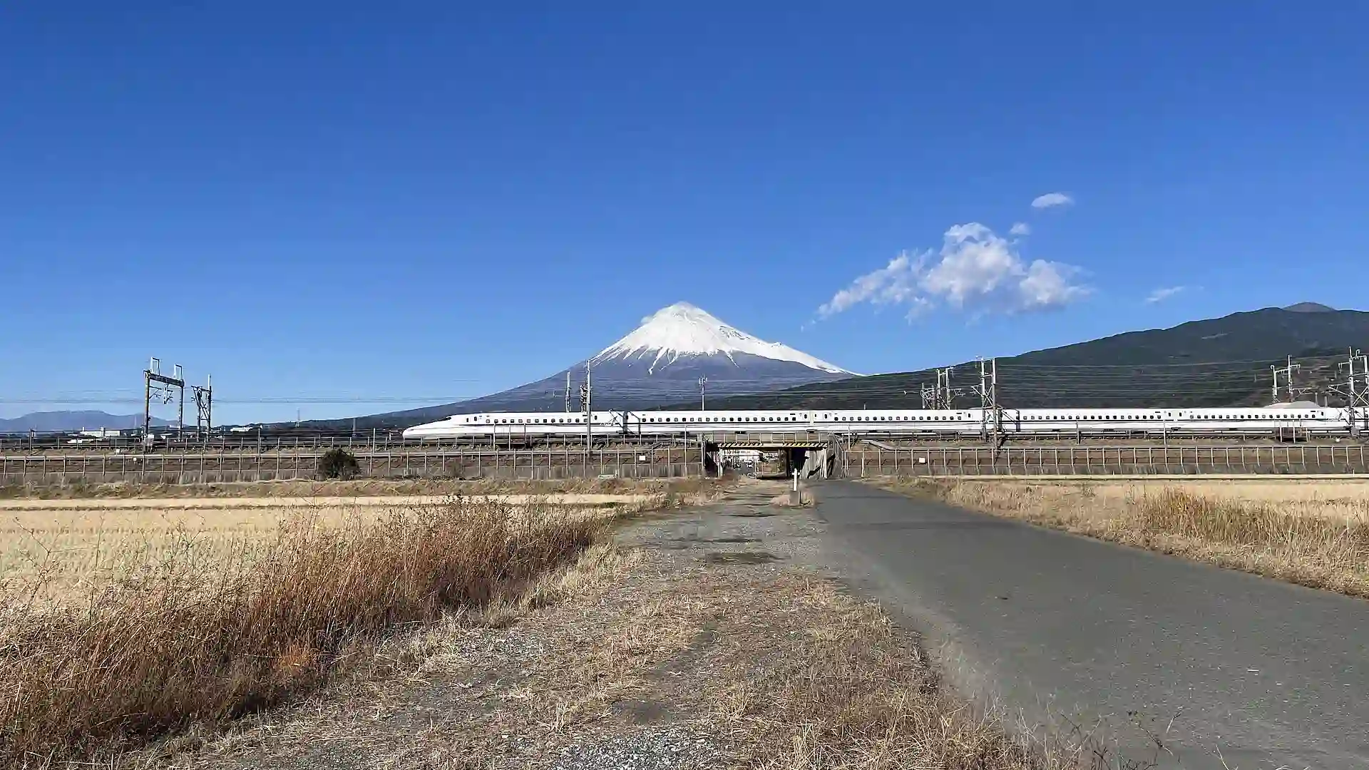 Mount Fuji and its surrounding landscape in Japan
